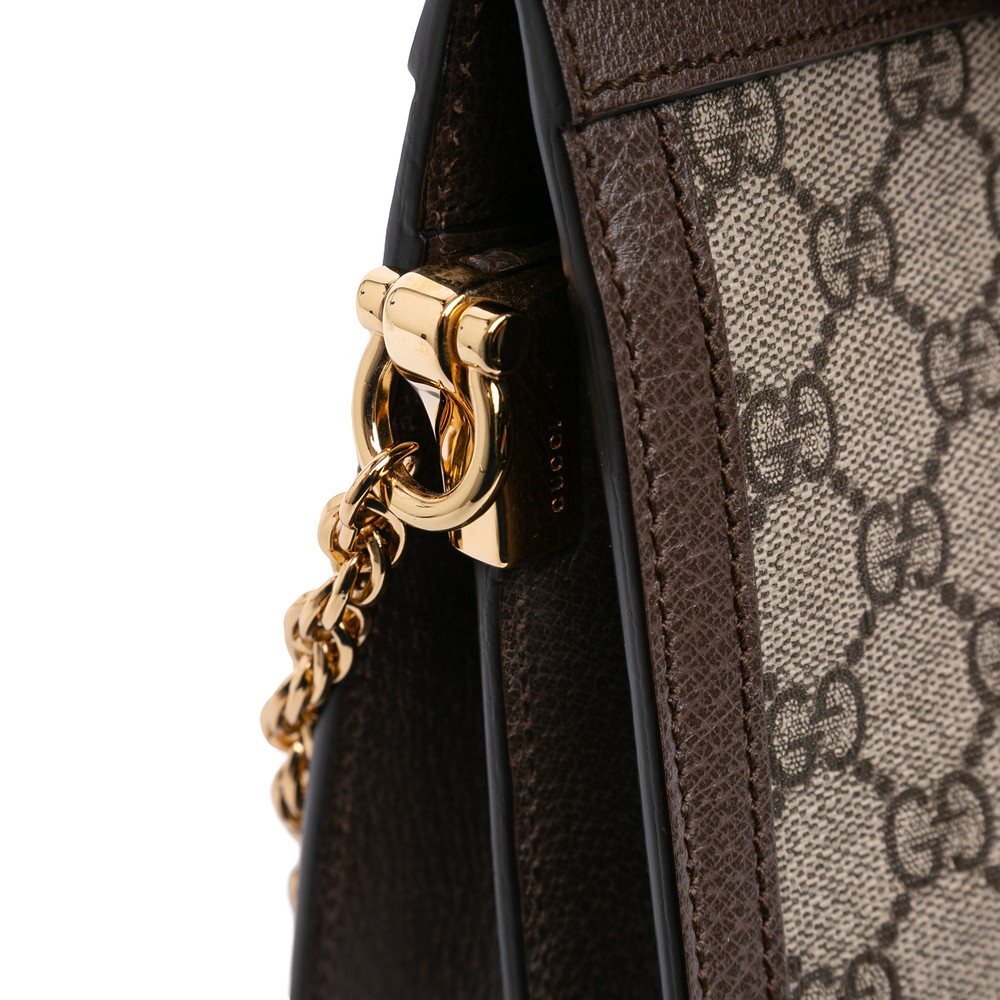 Pre-Loved Gucci Small GG Supreme Web Ophidia Chain Crossbody - Picture 8 of 12